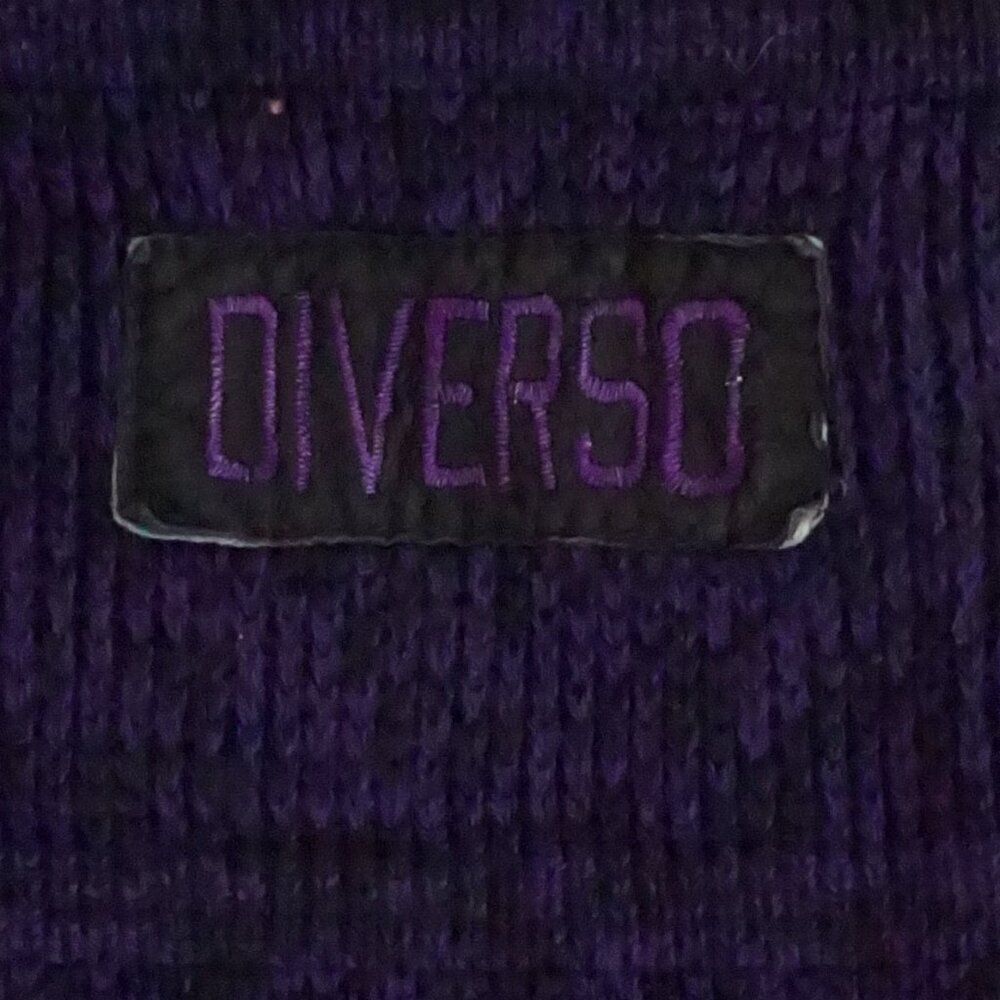 Field Gear Purple Knit Crewneck Sweater Outdoorsman Eclectic Grandpa Cozy L - Picture 6 of 9